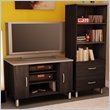 ADD TO YOUR SET: South Shore Cosmos Black TV Stand