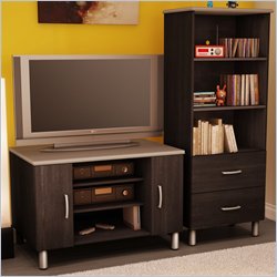 South Shore Cosmos Black TV Stand