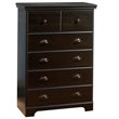 ADD TO YOUR SET: South Shore Mountain Lodge 5 Drawer Chest in Ebony Finish