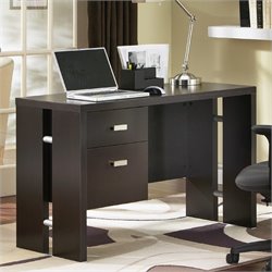 South Shore Element Wood Computer Desk in Chocolate