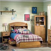 South Shore Furniture Roslindale Twin Country Pine Bedroom Collection
