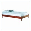 ADD TO YOUR SET: South Shore Vintage Queen Platform Bed Frame Only in Classic Cherry Finish