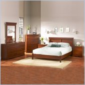 South Shore Furniture Vintage Cherry Low Profile 6 Piece Bedroom Set