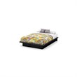 ADD TO YOUR SET: South Shore Cosmos Black Modern Platform Bed