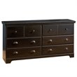 ADD TO YOUR SET: South Shore Mountain Lodge Double Dresser in Ebony