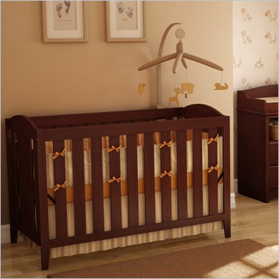 South Shore Crib in Royal Cherry Finish