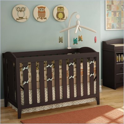 South Shore Crib in Espresso Finish