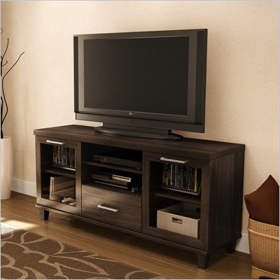 South Shore Aidan TV Stand in Matte Brown