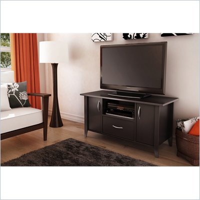 South Shore Axess TV Stand in Chocolate Finish