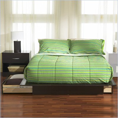 South Shore Back Bay Queen Platform 6 Piece Bedroom Set