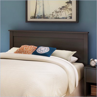 South Shore Breakwater Full / Queen Panel Headboard in Chocolate