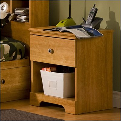 South Shore Brinley Collection Kids Night Table in Florence Maple Finish