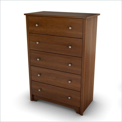 South Shore Concord 5 Drawer Chest in Somptuous Cherry Finish