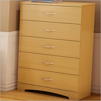 South Shore Copley Kids 5 Drawer Chest in Natural Maple Finish