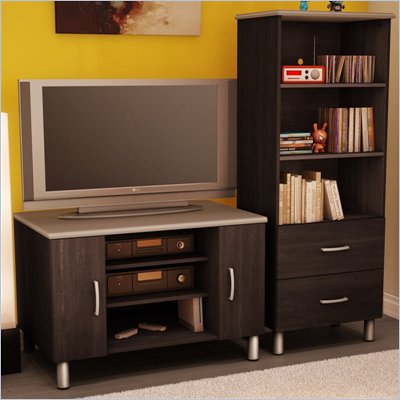South Shore Cosmos Black TV Stand