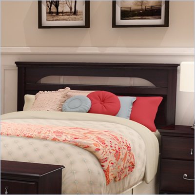 South Shore Dover Full/Queen Wood Panel Headboard in Dark Mahogany Finish