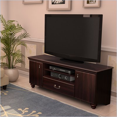 South Shore Dover 60" TV Stand in Dark Mahogany