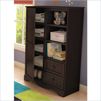 South Shore Handover Door Chest in Espresso Finish