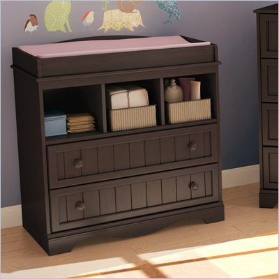 South Shore Handover Changing Table in Espresso Finish