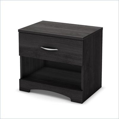 South Shore Maddox Nightstand in Gray Oak