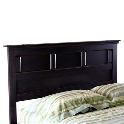South Shore Mountain Lodge Queen Headboard in Ebony Finish