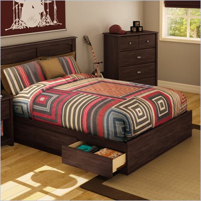 South Shore Nathan Full Mates Bed in Havana Finish