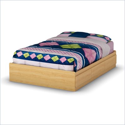 South Shore Newton Collection Full Mate's Bed in Natural Maple