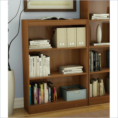 South Shore 3 Shelf Bookcase in Morgan Cherry