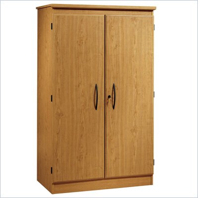 South Shore Honey Oak Park Wardrobe Armoire