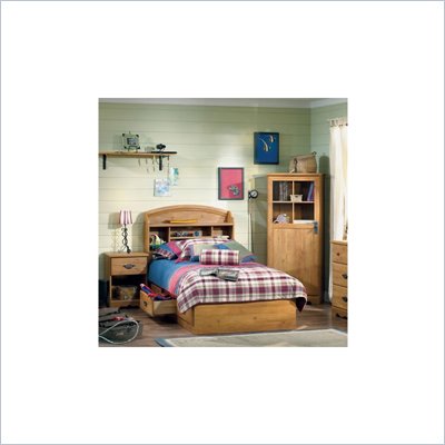 South Shore Furniture Roslindale Twin Country Pine Bedroom Collection
