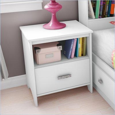South Shore Sabrina Nightstand in Pure White