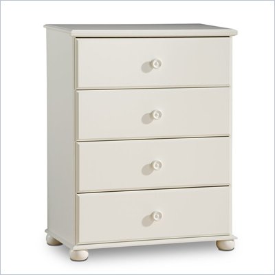 South Shore Sand Castle 4 Drawer Chest in Pure White