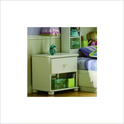 South Shore Sand Castle Kids Night Table in Pure White Finish
