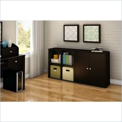 South Shore Stor It 2 Piece Storage Unit in Chocolate