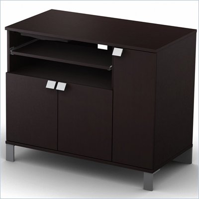 South Shore Cakao Contemporary TV Stand in Chocolate Finish