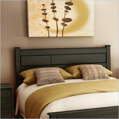 South Shore Torrence Full/Queen Panel Headboard in Ebony