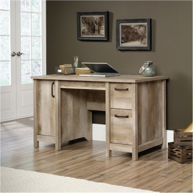 Bowery Hill Computer Desk in Lintel Oak