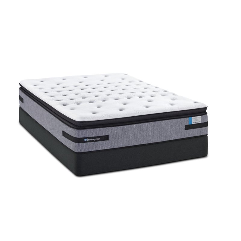 Sealy Posturepedic Plush Euro Pillowtop California King Mattress Set