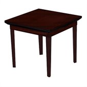 Mayline Corsica Square End Table in Sierra Cherry