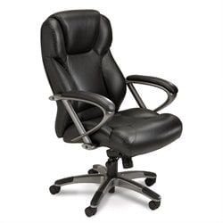 Mayline Utimo Executive High Back Chair in Black