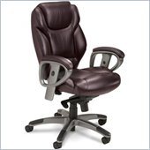Mayline Ultimo Executive Mid Back Chair in Burgundy