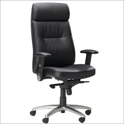 Mayline Mercado Pivot Black Arm Chair