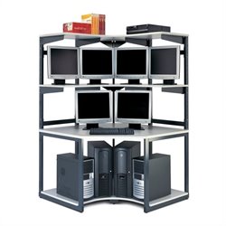 Mayline eLAN Computer Racking System - 48 Corner Station
