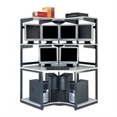 Mayline eLAN Computer Racking System - 48 Corner Station