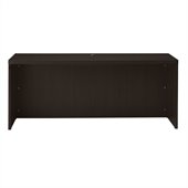 Mayline Aberdeen Wood Credenza Desk in Mocha