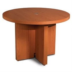 Mayline Aberdeen 3.5' Round Conference Table with X-Shaped Base