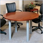 Mayline Eclipse 3.5' Round Conference Table with Traditional Legs