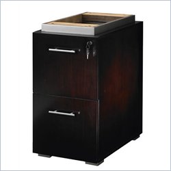 Mayline Eclipse 2 Drawer Verical Wood File Pedestal