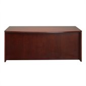 Mayline Luminary 72 Bow Front Wood Computer Desk