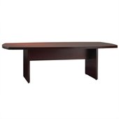 Mayline Luminary Curved End 6' Conference Table with Curved Base